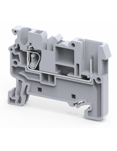 Altech CX2.5/1B Bloc de jonction DIN, à ressort, enfichable - Lot de 100