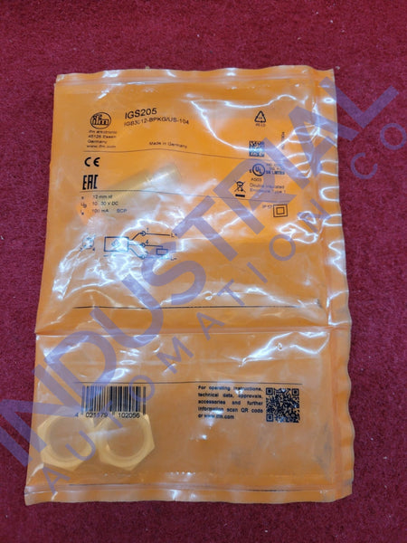 Effector IFM IGB3012-BPKG/US-104-IGS205 New