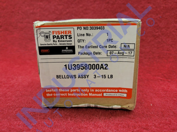 Emerson Fisher 1U3958000A2 New Surplus
