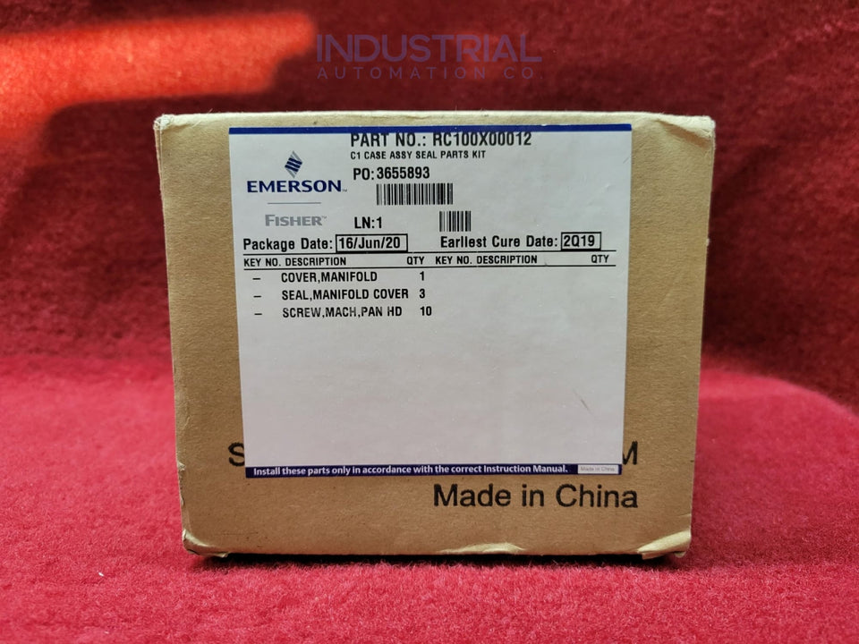 Emerson Fisher RC100X00012 New Surplus
