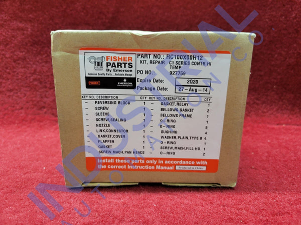 Emerson Fisher RC100X00H12 New