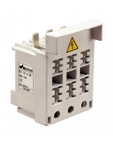 Porte-fusible Altech KV 10X38 30A, pour 10x38mm - Lot de 4
