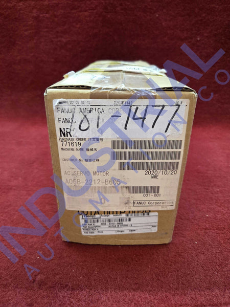 FANUC A06B-2212-B605 AC Servo Motor - New - Fanuc Motors