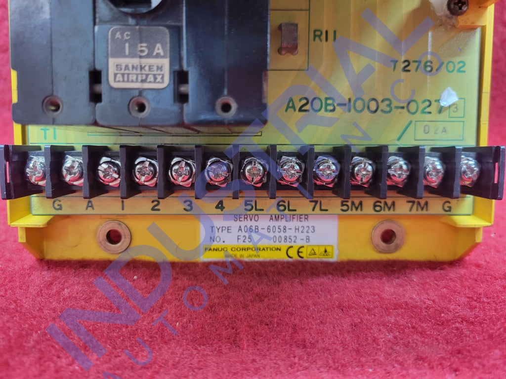 Fanuc A06B-6058-H223