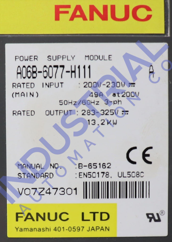 Fanuc A60B-6077-H111