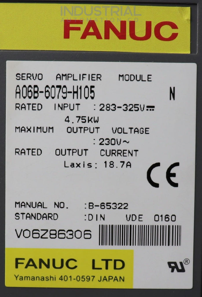 Fanuc A60B-6079-H105