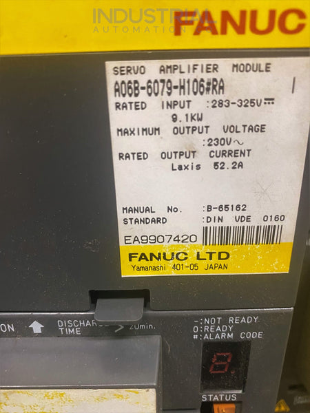 Fanuc A06B-6079-H106#ra