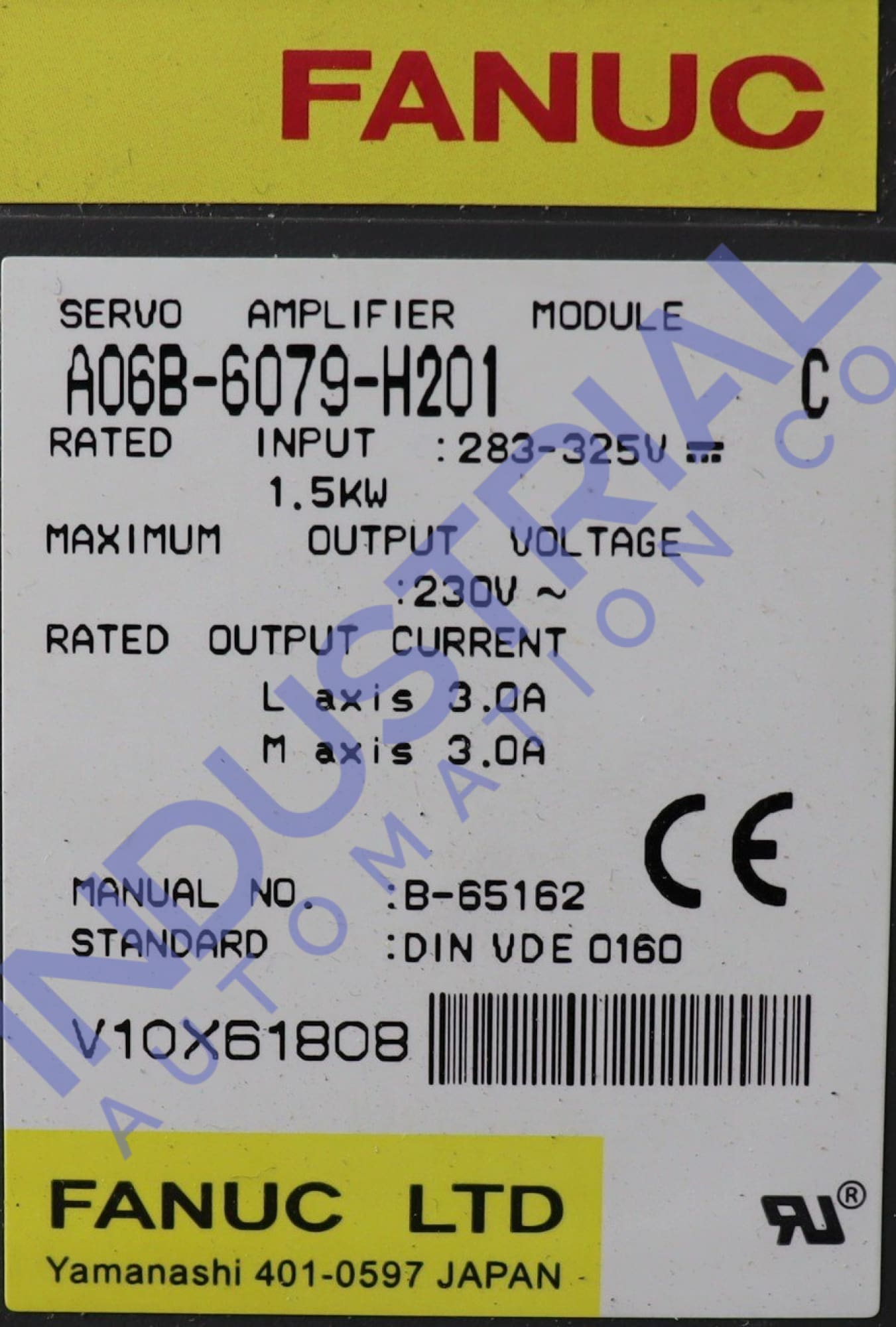 FANUC サーボアンプモジュール A06B-6079-H201 FANUC A06B-6079-H201