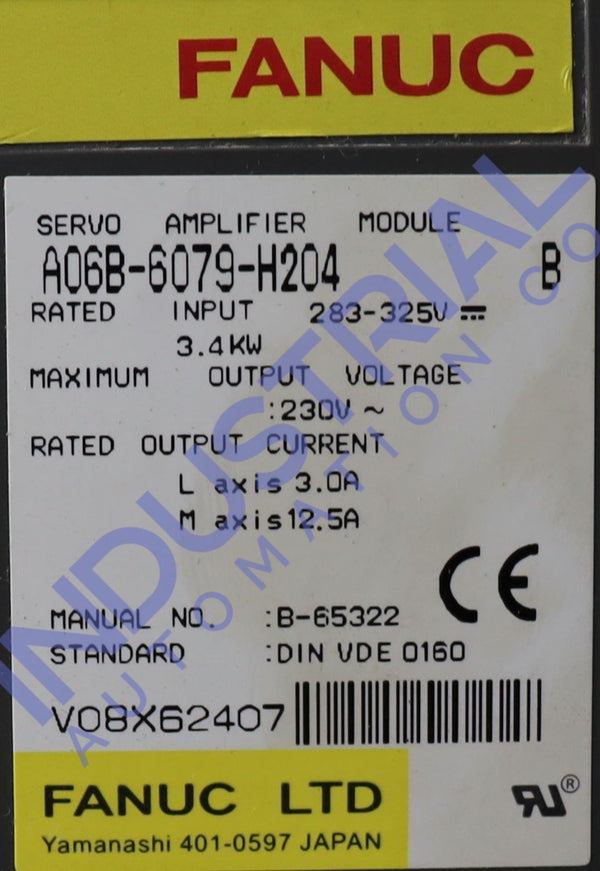 Fanuc A60B-6079-H204