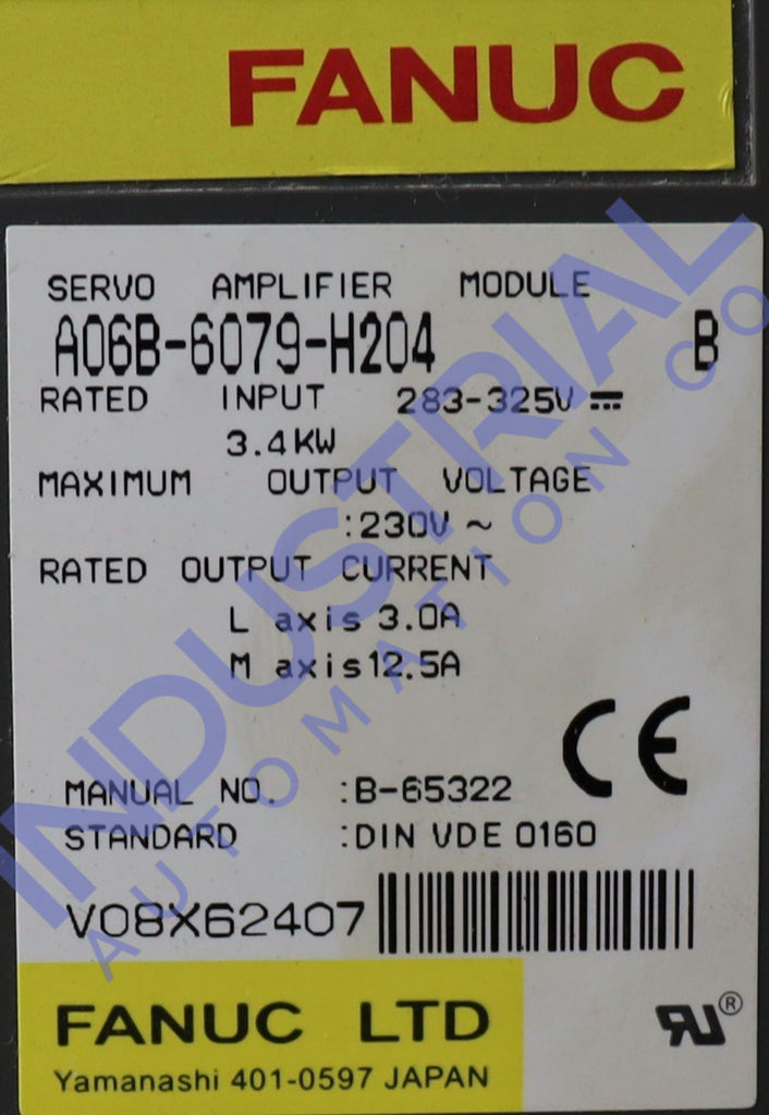 Fanuc A60B-6079-H204