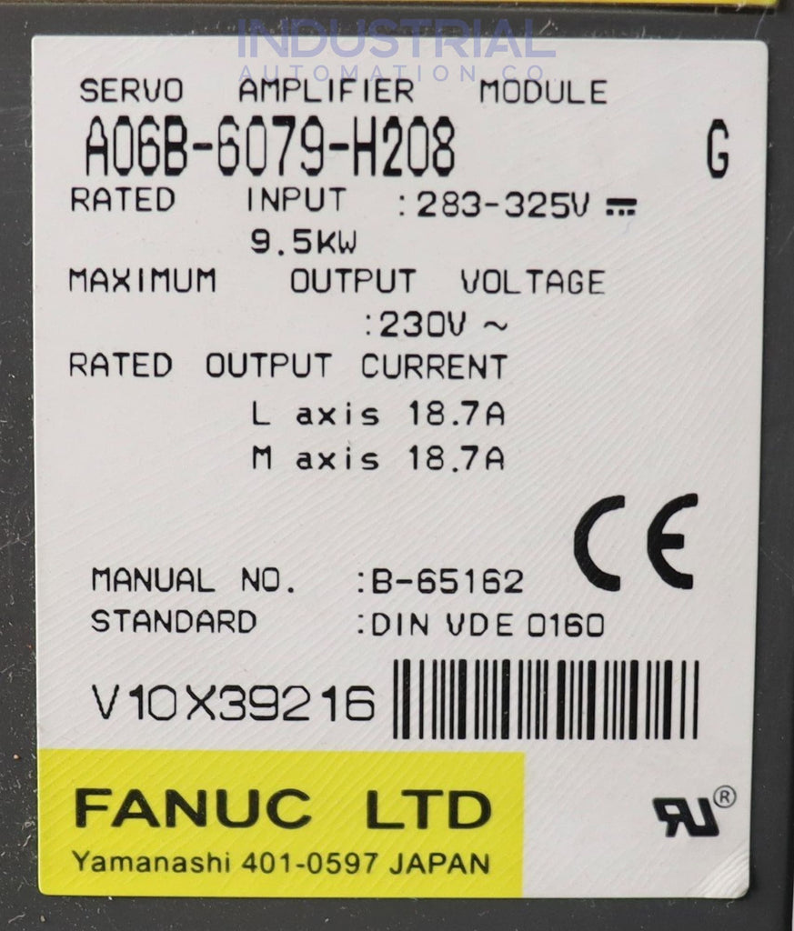 Fanuc A06B-6079-H208