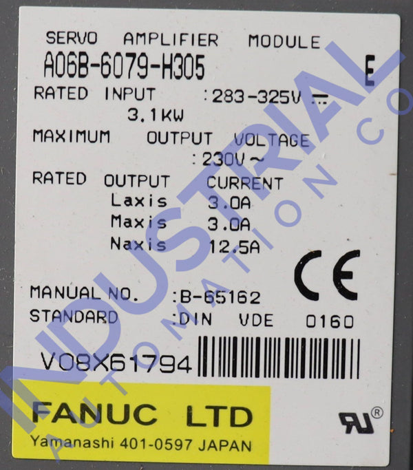 Fanuc A06B-6079-H305