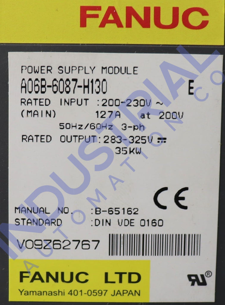 Fanuc A60B-6087-H130