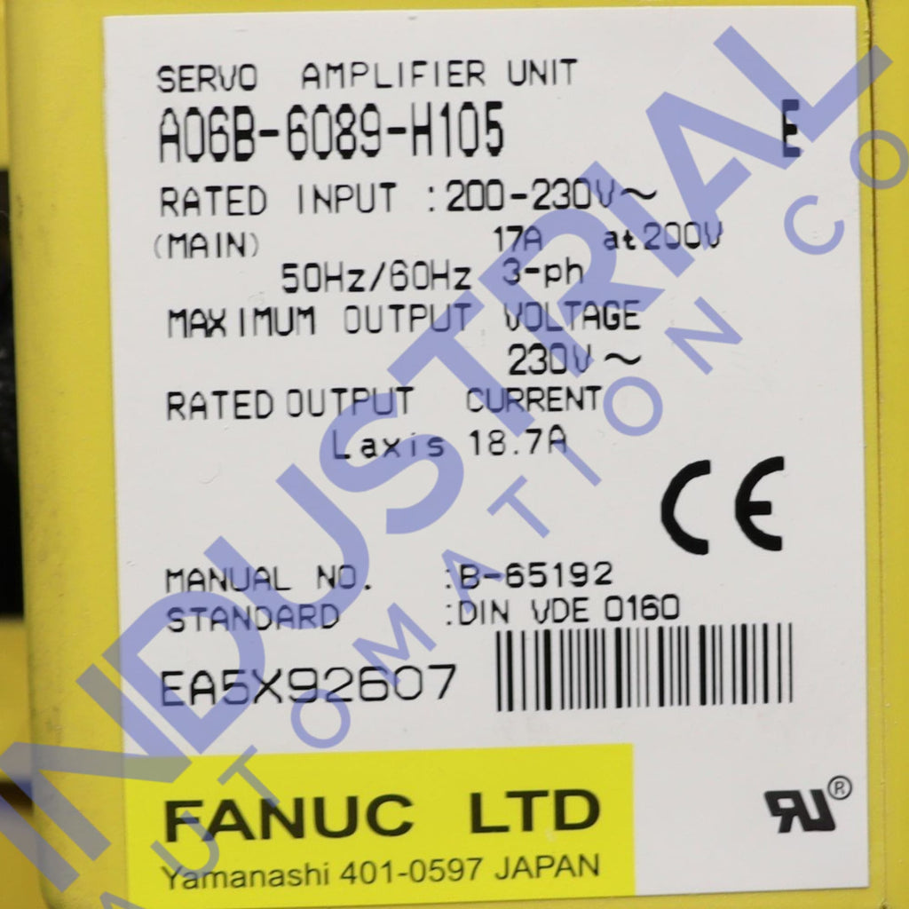 Fanuc A60B-6089-H105