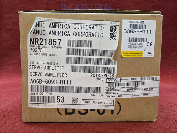 FANUC A06B-6093-H111 AC Servo Drive New Fanuc Drives