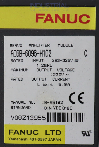Fanuc A60B-6096-H102