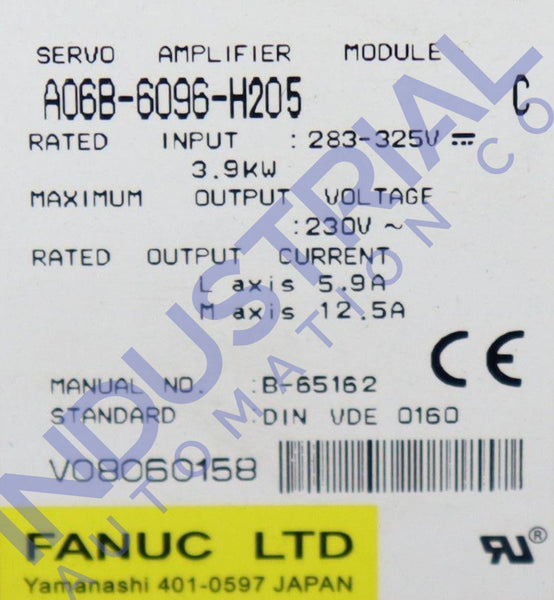 Fanuc A06B-6096-H205