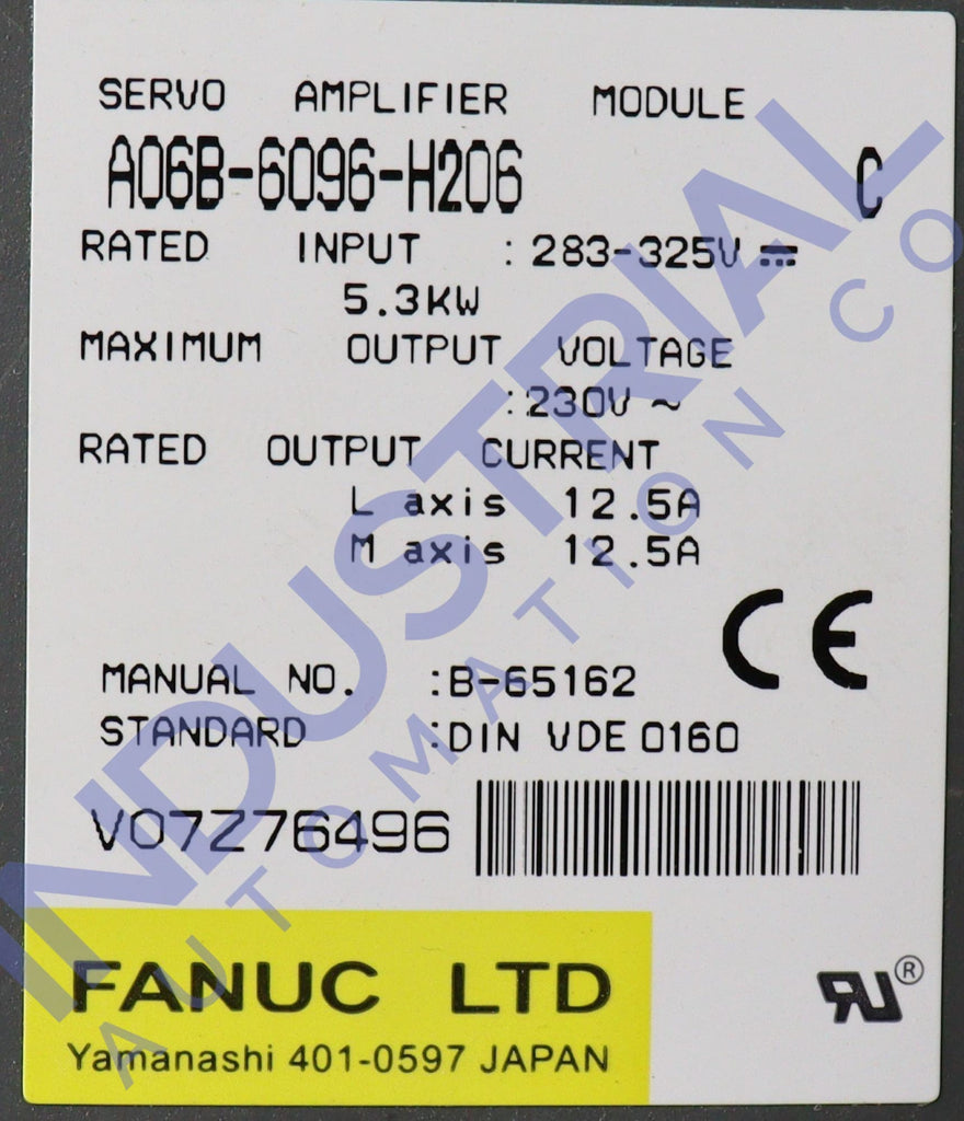 Fanuc A06B-6096-H206