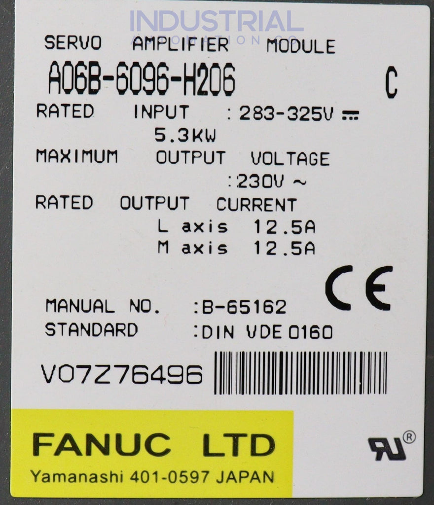 Fanuc A06B-6096-H206
