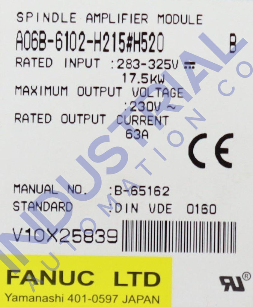 Fanuc A06B-6102-H215#h520