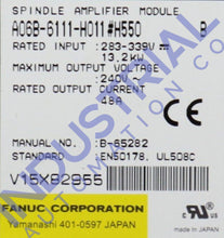 Load image into Gallery viewer, Fanuc A06B-6111-H011#h550