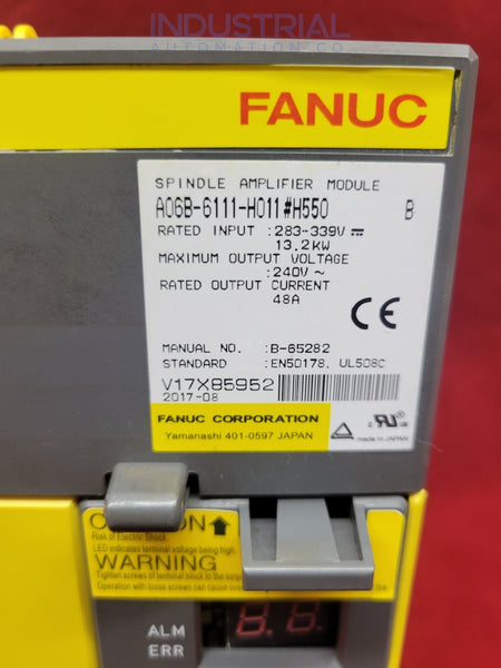 Fanuc A06B-6111-H022#h550