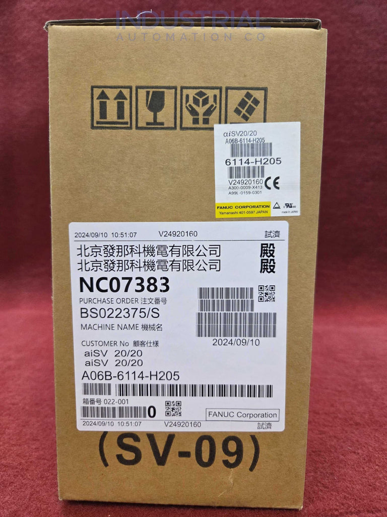 FANUC A06B-6114-H205 New