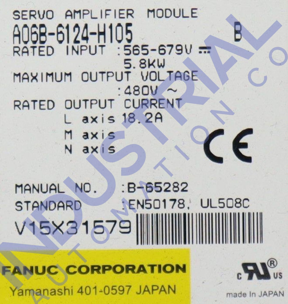 Fanuc A06B-6124-H105