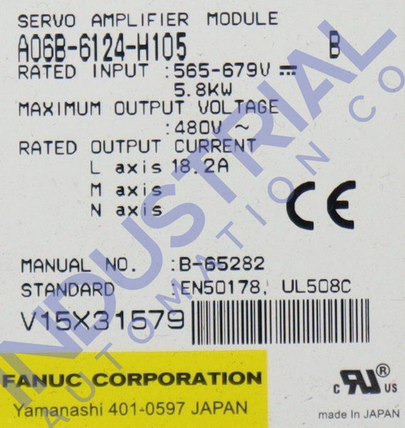 Fanuc A06B-6124-H105