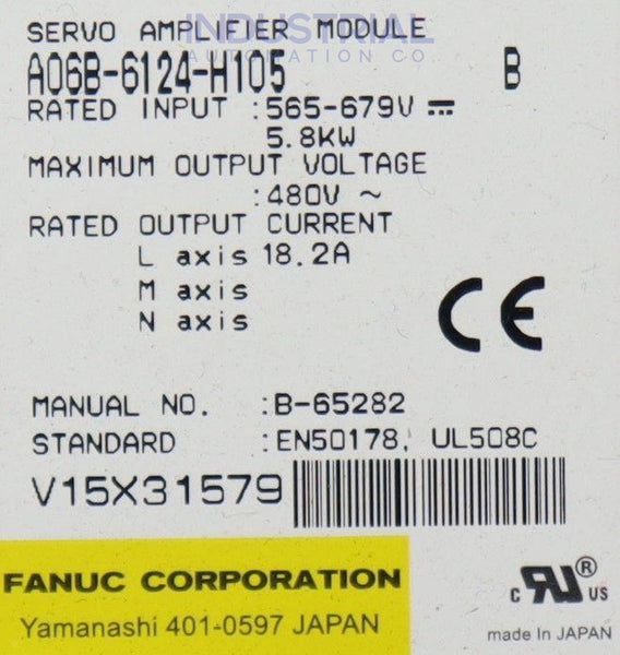 Fanuc A06B-6124-H105