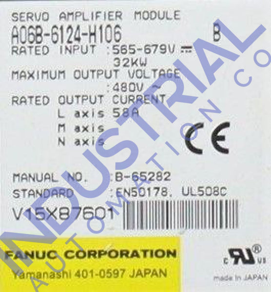 Fanuc A06B-6124-H106