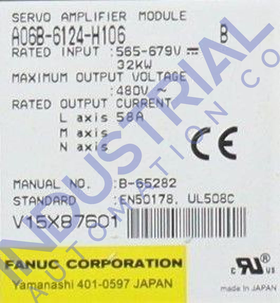Fanuc A06B-6124-H106