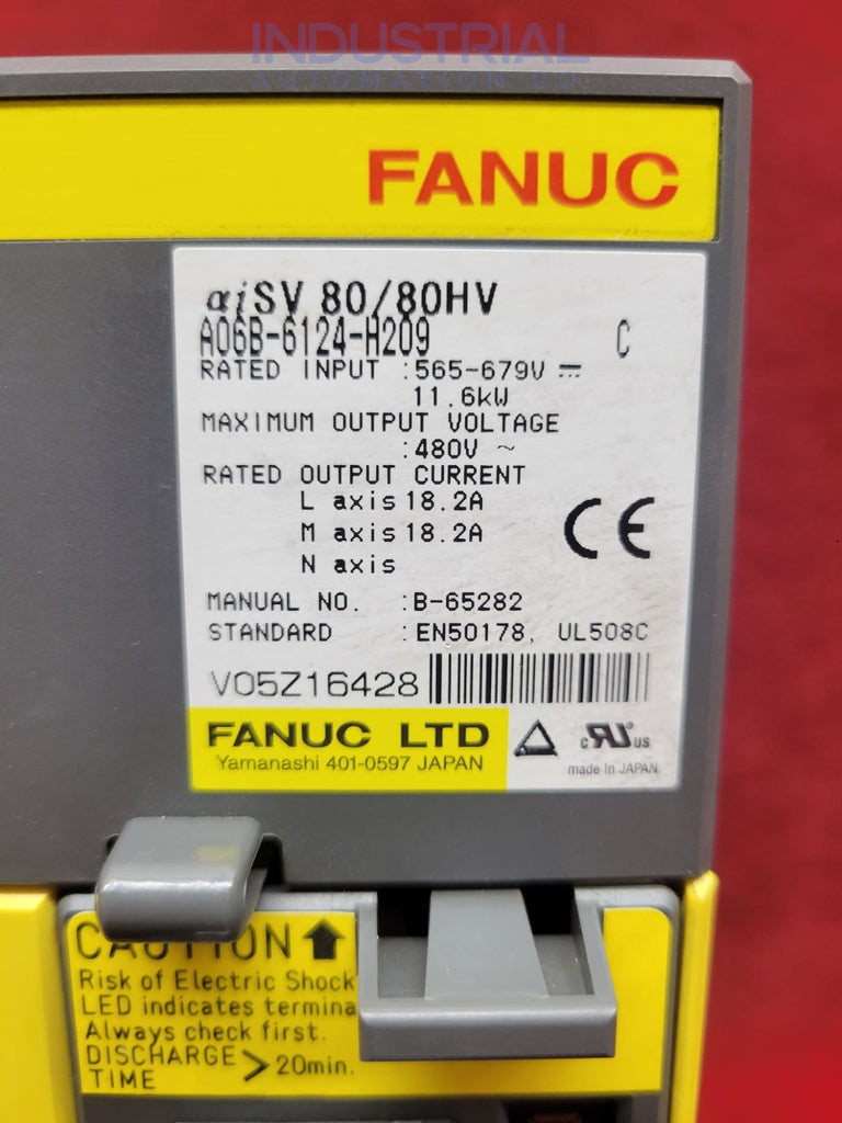 Fanuc A06B-6124-H209