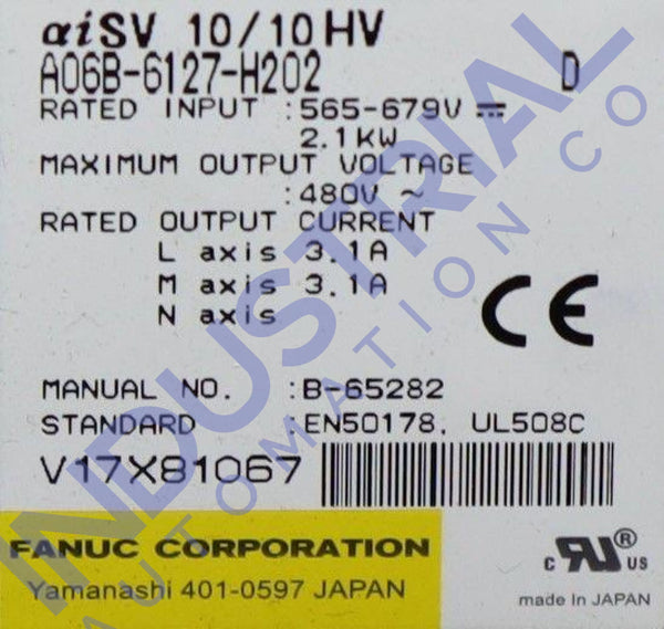 Fanuc A06B-6127-H202
