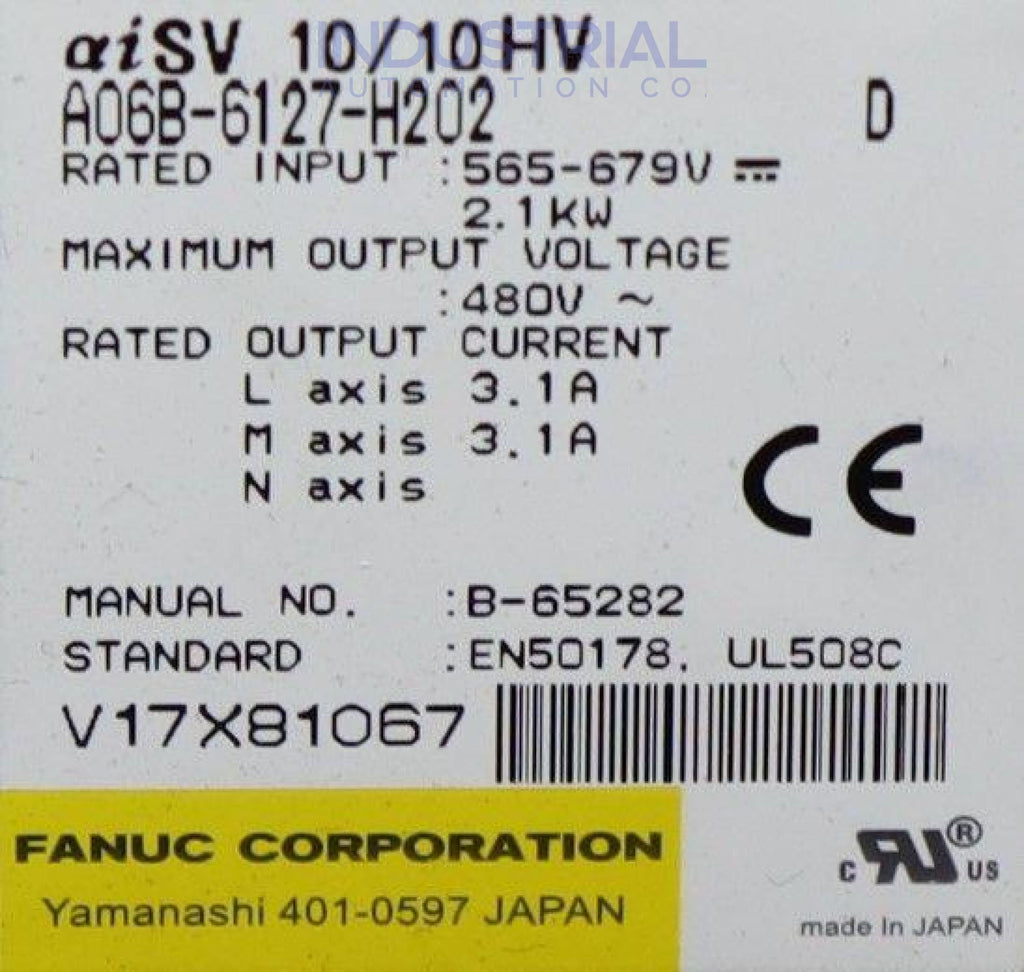 Fanuc A06B-6127-H202
