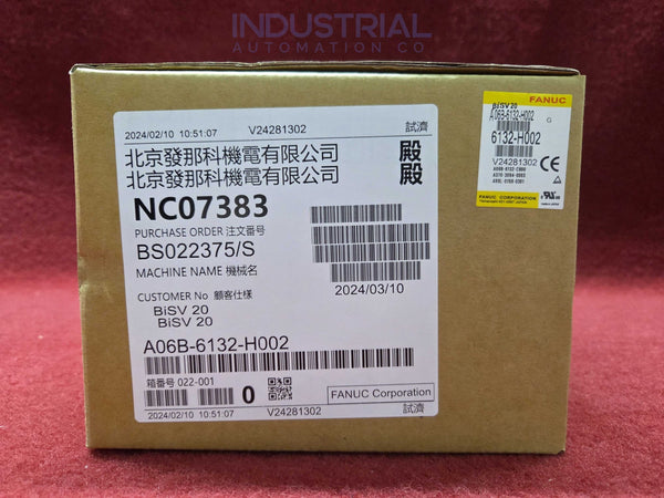 FANUC A06B-6132-H002 New