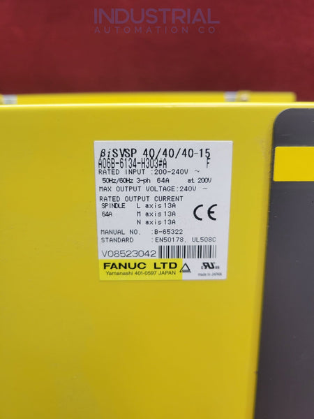 Fanuc A06B-6134-H303#a