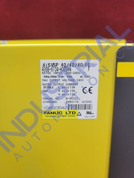 Fanuc A06B-6134-H303#a