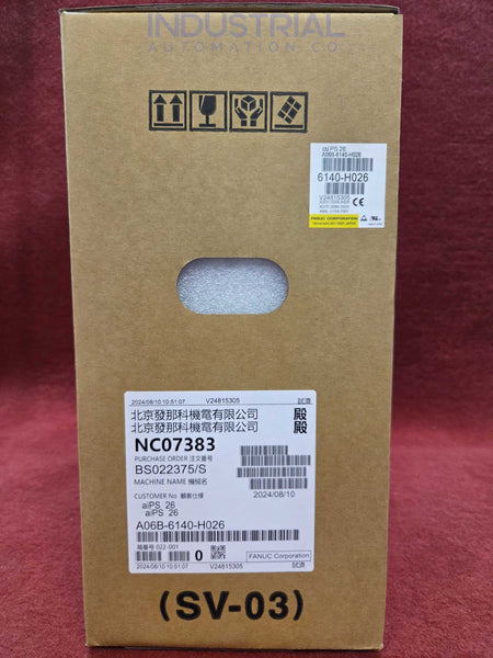 FANUC A06B-6140-H026 New Fanuc Drives