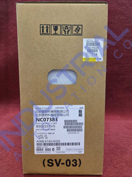 FANUC A06B-6140-H026 New Fanuc Drives