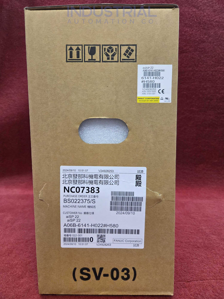 FANUC A06B-6141-H022#H580 New