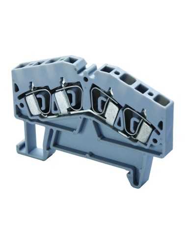 Altech AS4/4 Bornier DIN, Ressort, 4 Conn - Paquet de 50