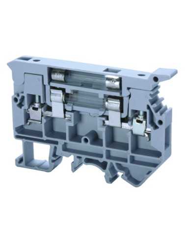 Altech CAFL4U Bornier DIN, Vis, Fusible 1/4x1" - Lot de 25