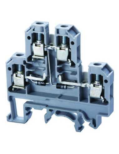 Altech CDL4U(E)DD4 Bornier DIN, à vis, Diode - Lot de 100