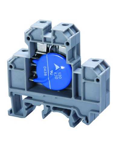Altech CDL4U(E)MOV130V Bornier DIN, à vis, Suppresseur de surtension - Lot de 52