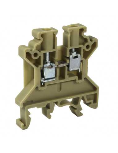 Altech CTS2.5U-N/BG Bornier DIN, à vis, traversant - Lot de 200