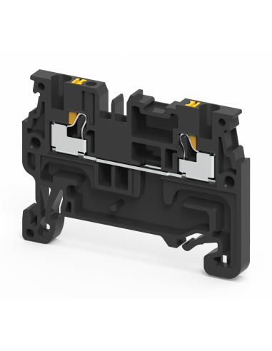 Altech CP1.5/BL Bornier DIN, à raccordement rapide, traversant - Lot de 100