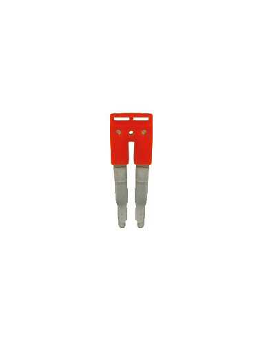 Altech JX1.5/2/R Cavalier, Push-In, 2 pôles, espacement 3,5 mm, rouge - Lot de 200