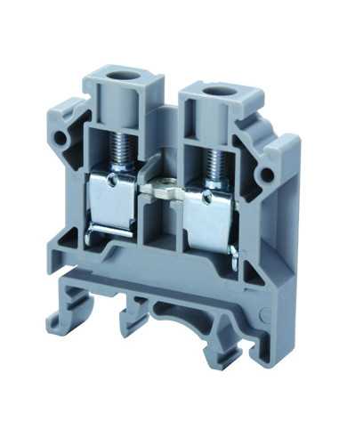 Altech CTS6U/W Bornier DIN, à vis, traversant - Lot de 100