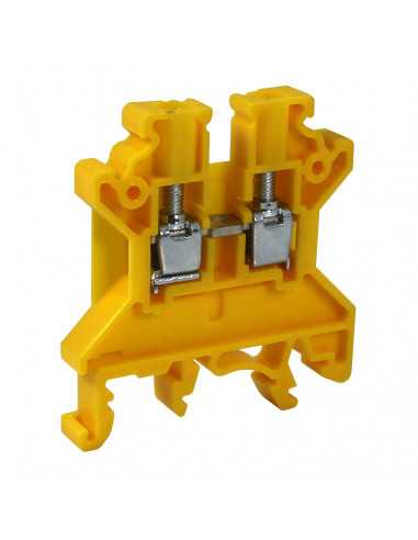 Altech CTS2.5U-N/Y Bornier DIN, à vis, traversant - Lot de 200